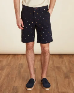 Homme Vicomte A Bermudas^Bermuda à broderies