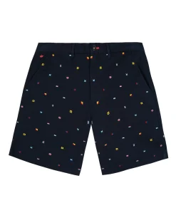 Homme Vicomte A Bermudas^Bermuda à broderies