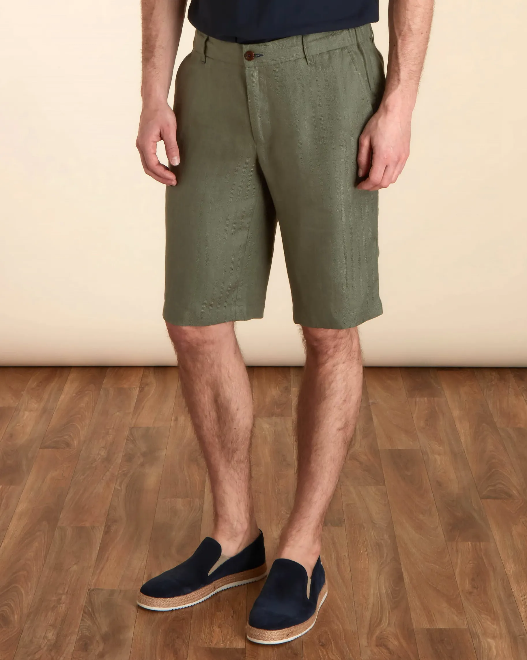 Homme Vicomte A Bermudas^Bermuda élastiqué