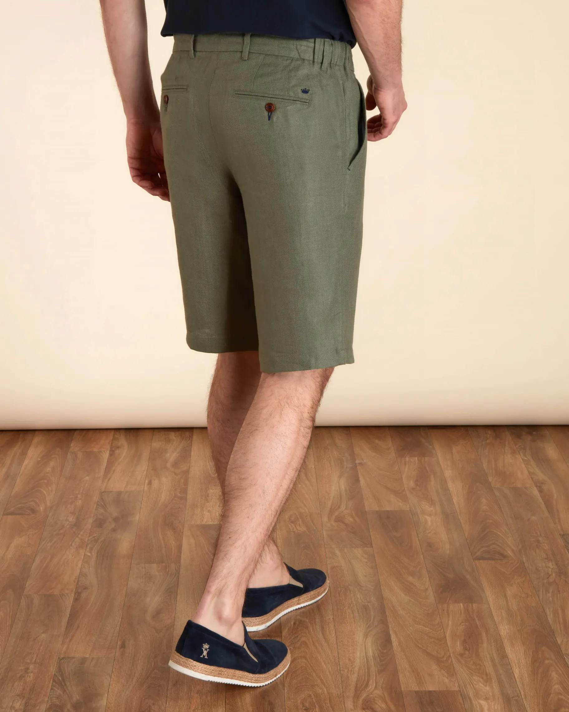 Homme Vicomte A Bermudas^Bermuda élastiqué