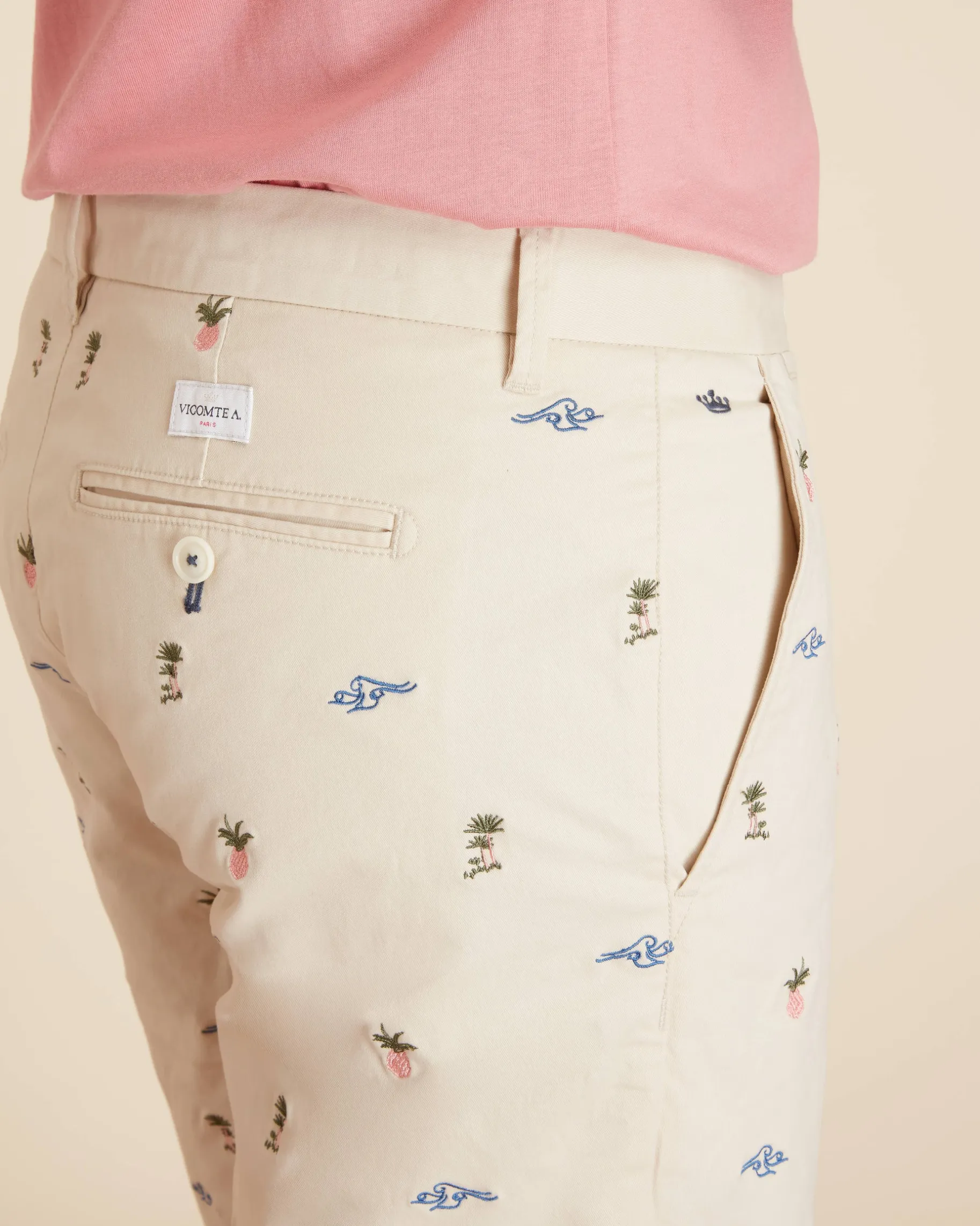 Homme Vicomte A Bermudas^Bermuda Loic Brodé