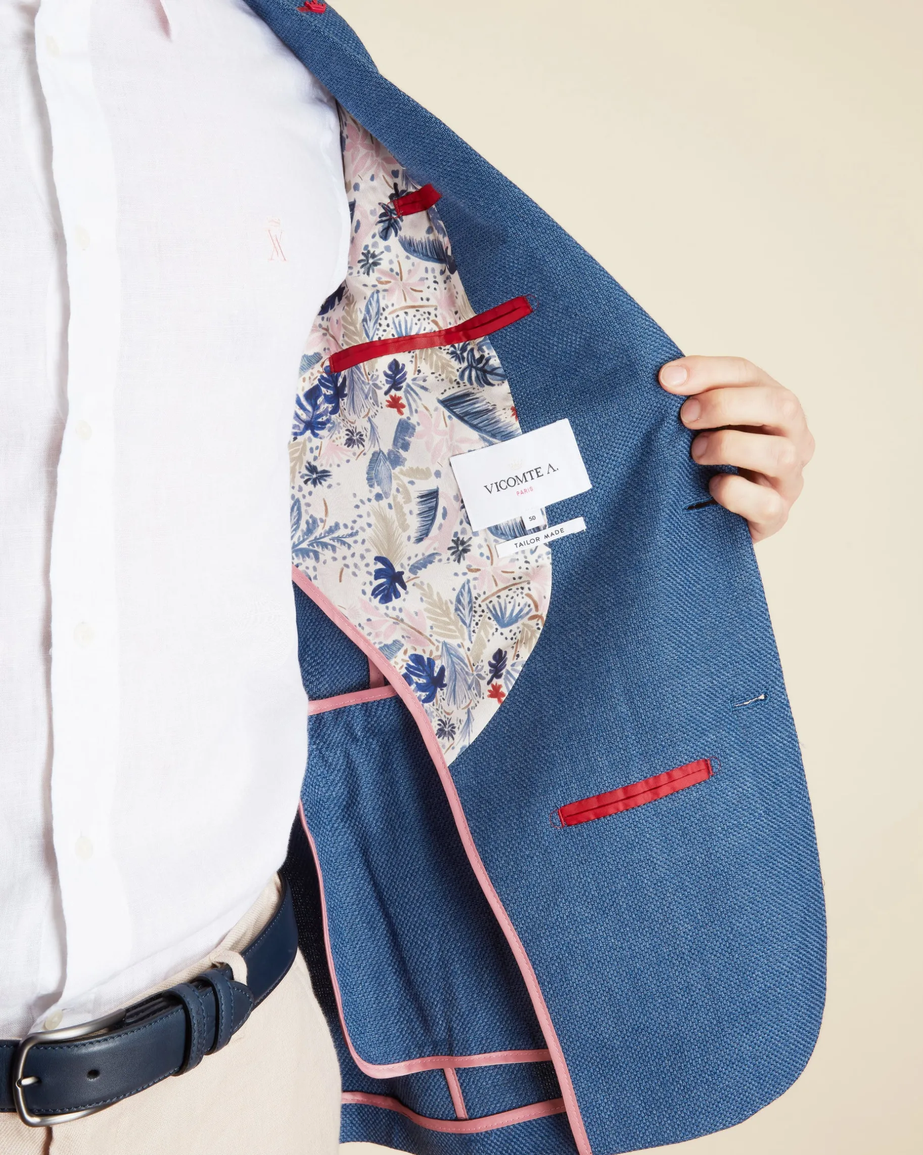 Homme Vicomte A Blazers^Blazer Ajusté