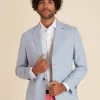 Homme Vicomte A Blazers^Blazer Ajusté Uni