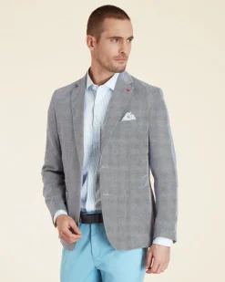 Homme Vicomte A Blazers^Blazer Ajusté Uni