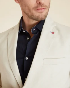 Homme Vicomte A Blazers^Blazer Ajusté Uni