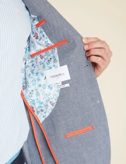 Homme Vicomte A Blazers^Blazer Ajusté Uni