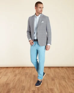 Homme Vicomte A Blazers^Blazer Ajusté Uni