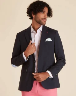 Homme Vicomte A Blazers^Blazer Uni à Coudières