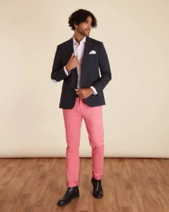 Homme Vicomte A Blazers^Blazer Uni à Coudières