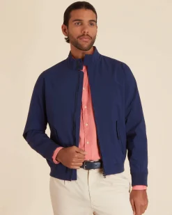 Homme Vicomte A Manteaux & Vestes^Bomber à Micro carreaux