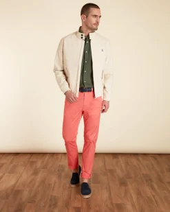 Homme Vicomte A Manteaux & Vestes^Bomber à Micro carreaux