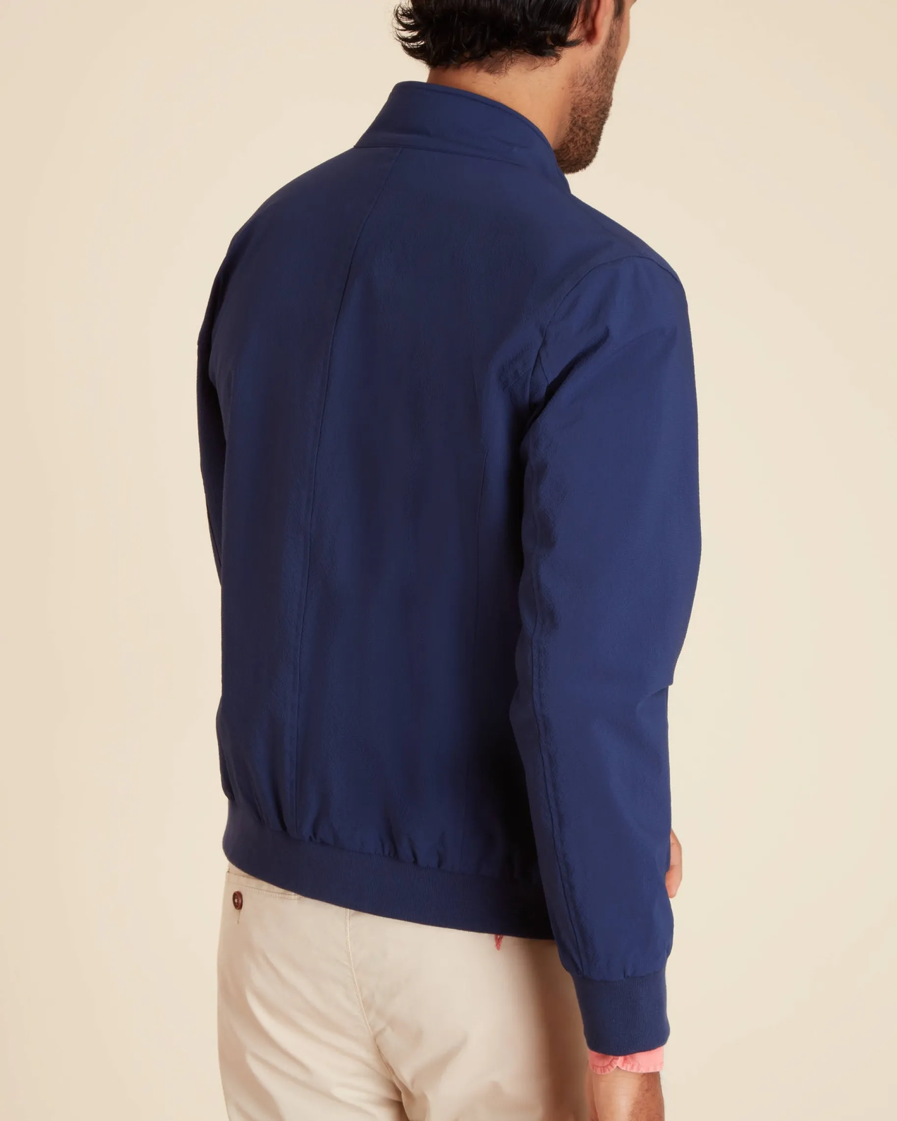 Homme Vicomte A Manteaux & Vestes^Bomber à Micro carreaux