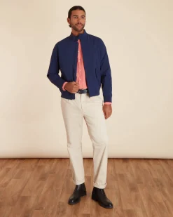 Homme Vicomte A Manteaux & Vestes^Bomber à Micro carreaux