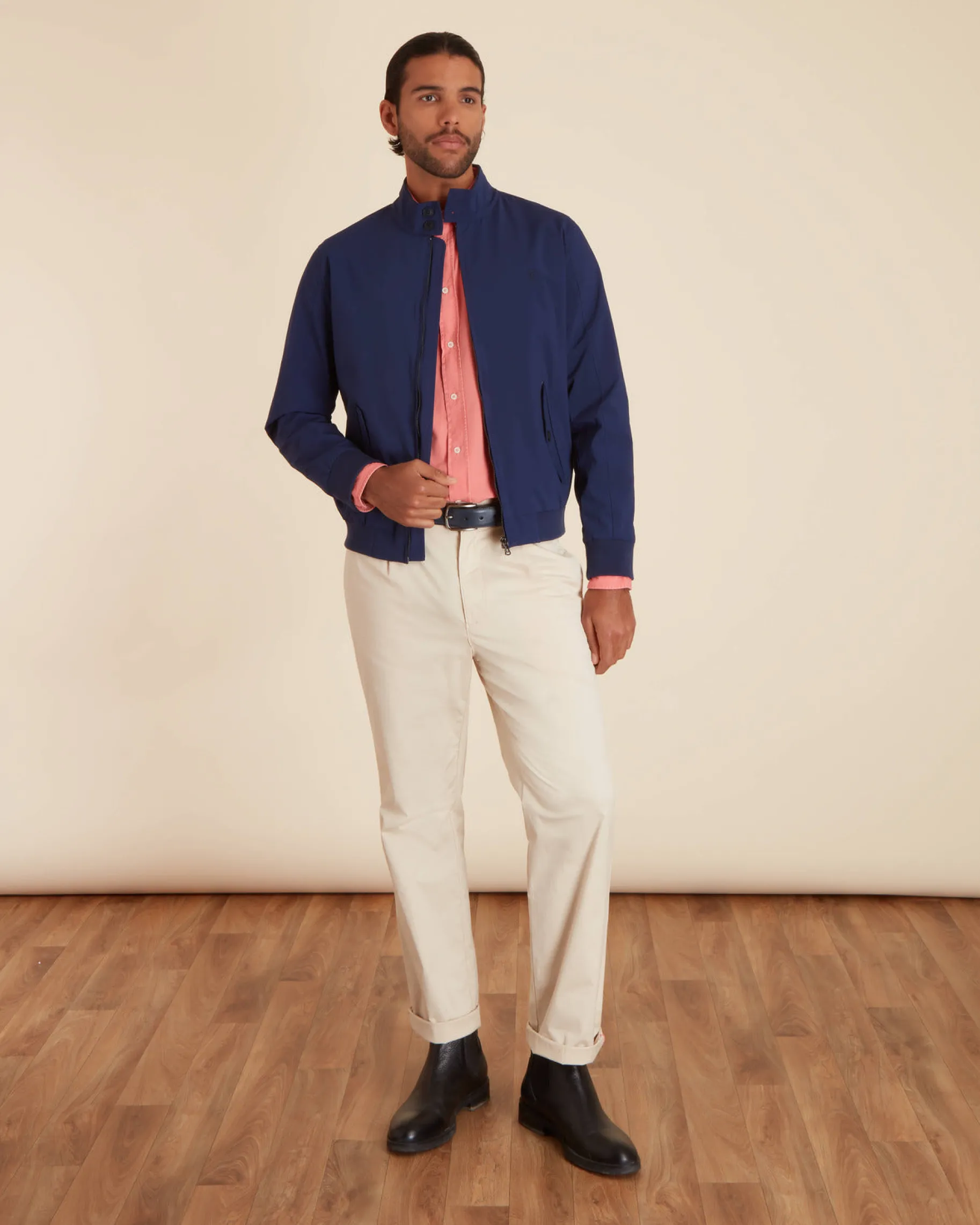 Homme Vicomte A Manteaux & Vestes^Bomber à Micro carreaux