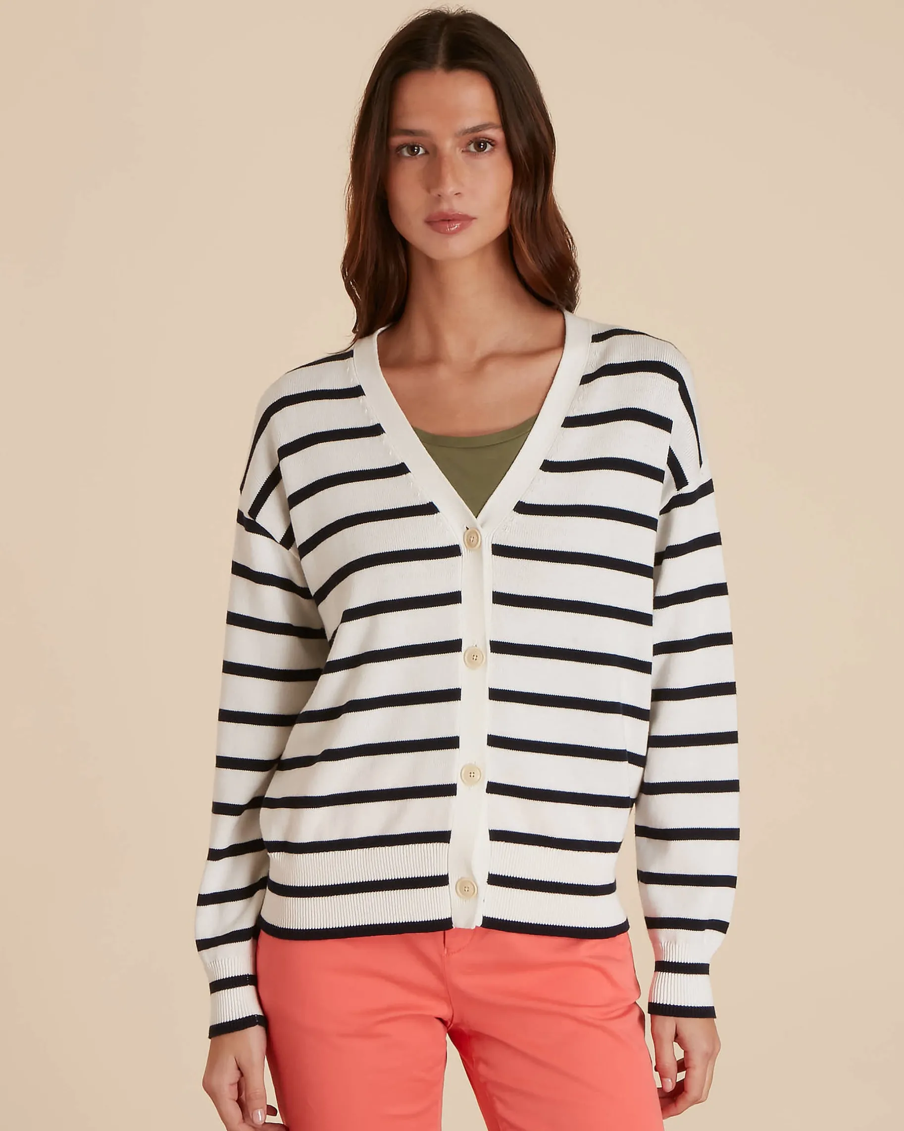 Femme Vicomte A Pulls & Sweats^Cardigan à Rayures