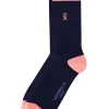 Femme Vicomte A Chaussettes | Chaussettes^Chaussettes Coton Bicolores