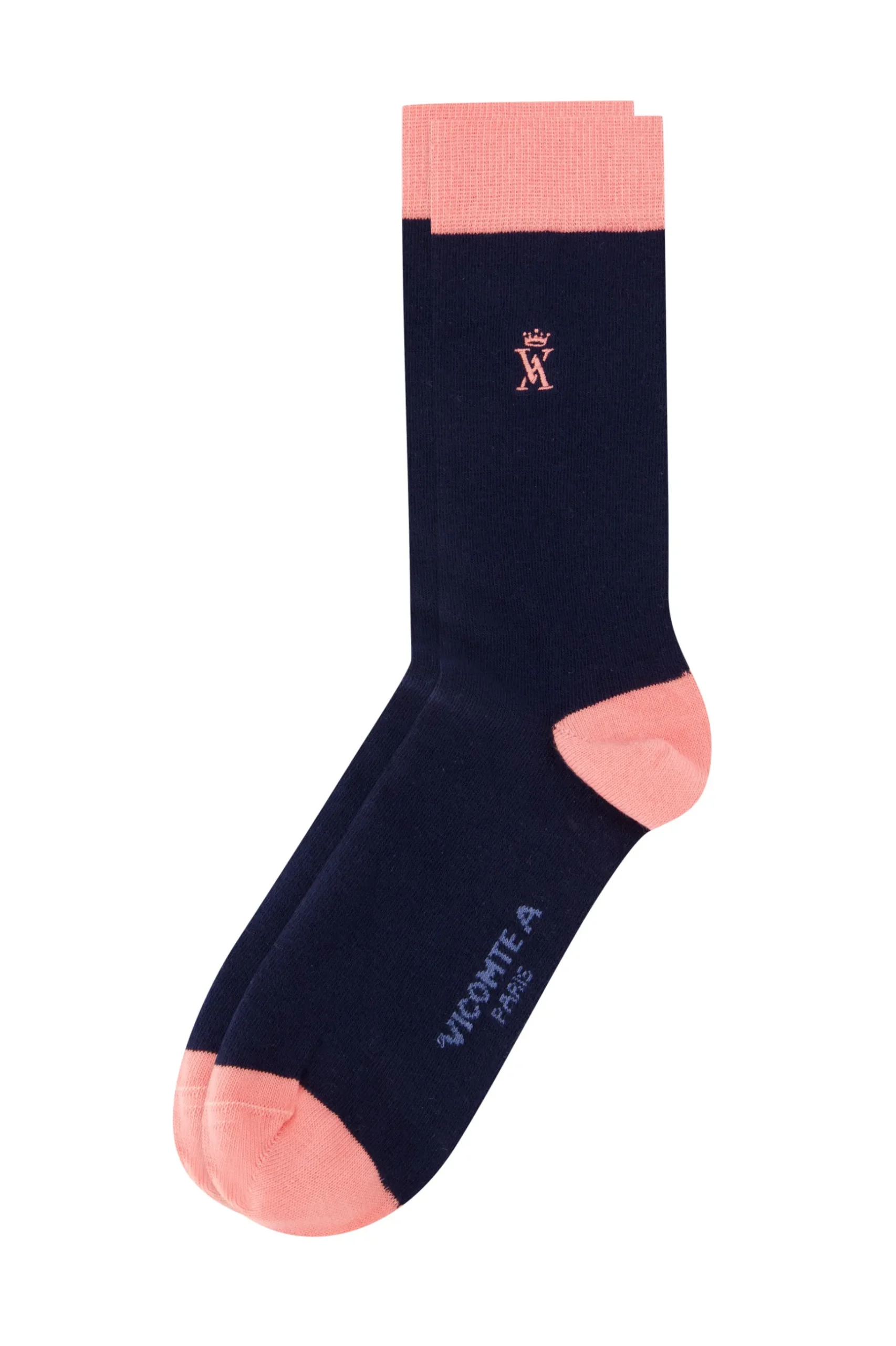 Femme Vicomte A Chaussettes | Chaussettes^Chaussettes Coton Bicolores