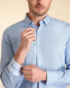 Homme Vicomte A Chemises^Chemise Formelle Slim à Rayures