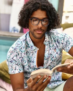 Homme Vicomte A Chemises^Chemise Imprimé à Manches Courtes