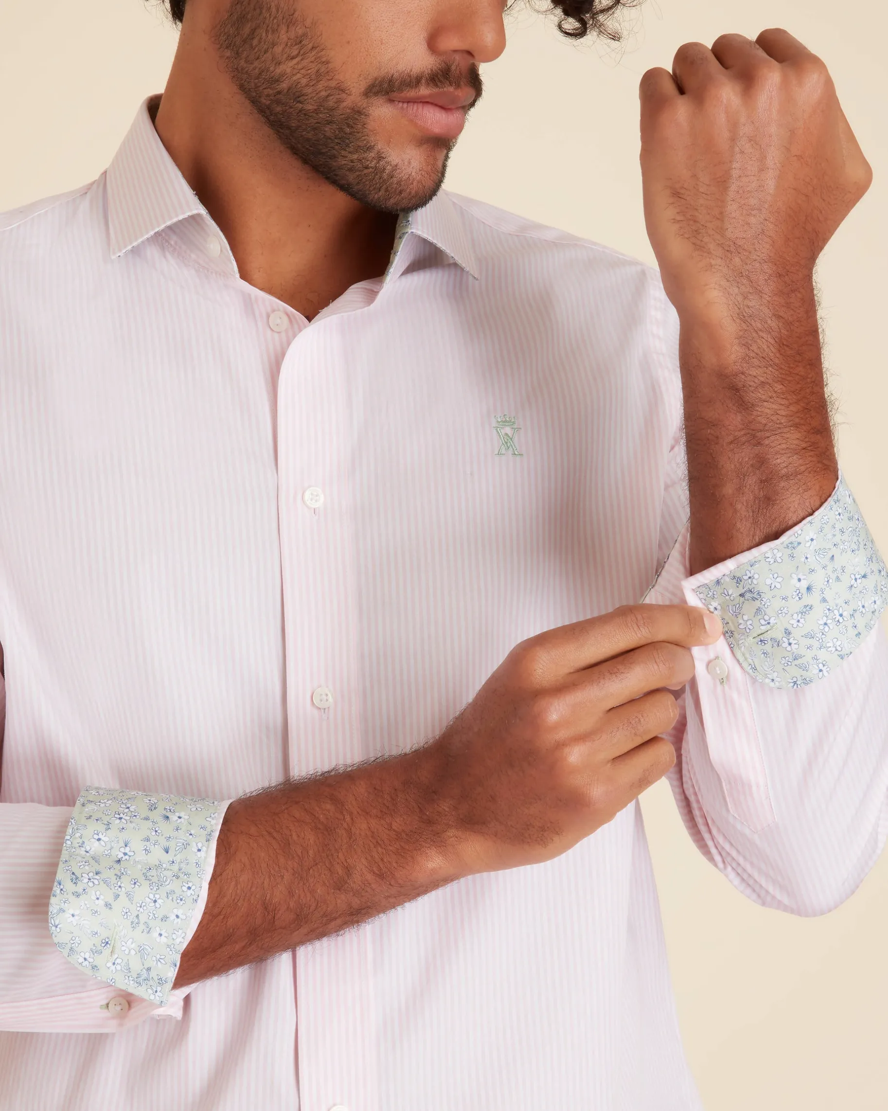 Homme Vicomte A Chemises^Chemise Regular à Fines Rayures