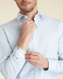 Homme Vicomte A Chemises^Chemise Regular à Fines Rayures