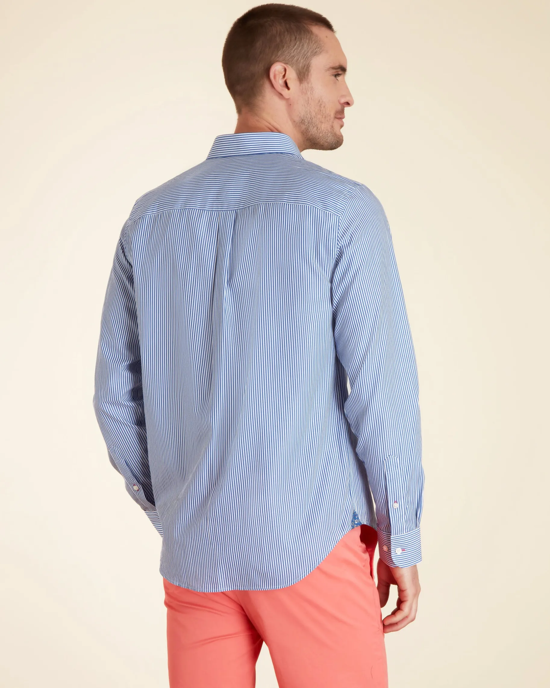 Homme Vicomte A Chemises^Chemise Regular à Fines Rayures
