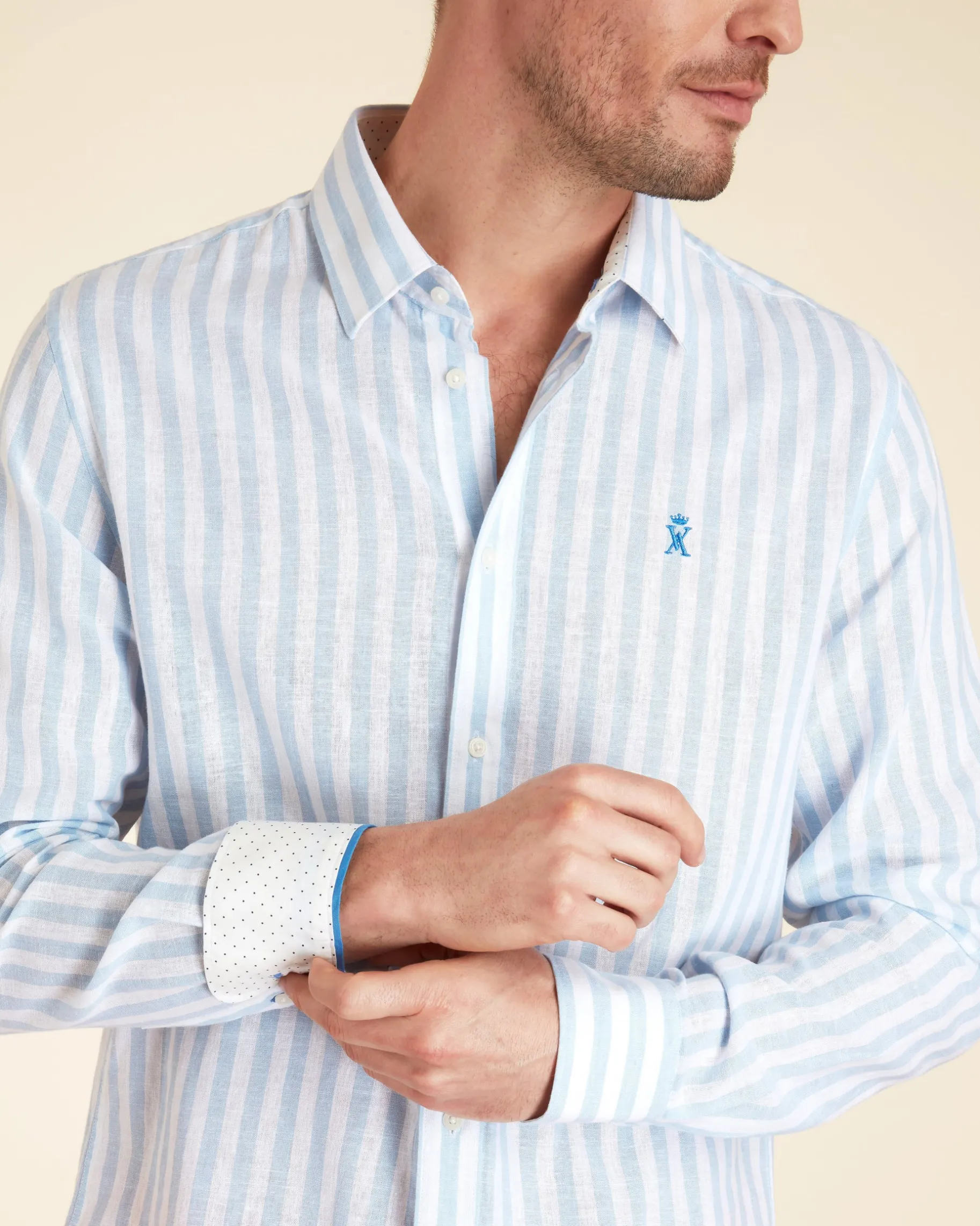 Homme Vicomte A Chemises^Chemise Regular à Rayures Larges