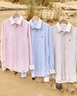 Homme Vicomte A Chemises^Chemise Regular à Rayures Larges