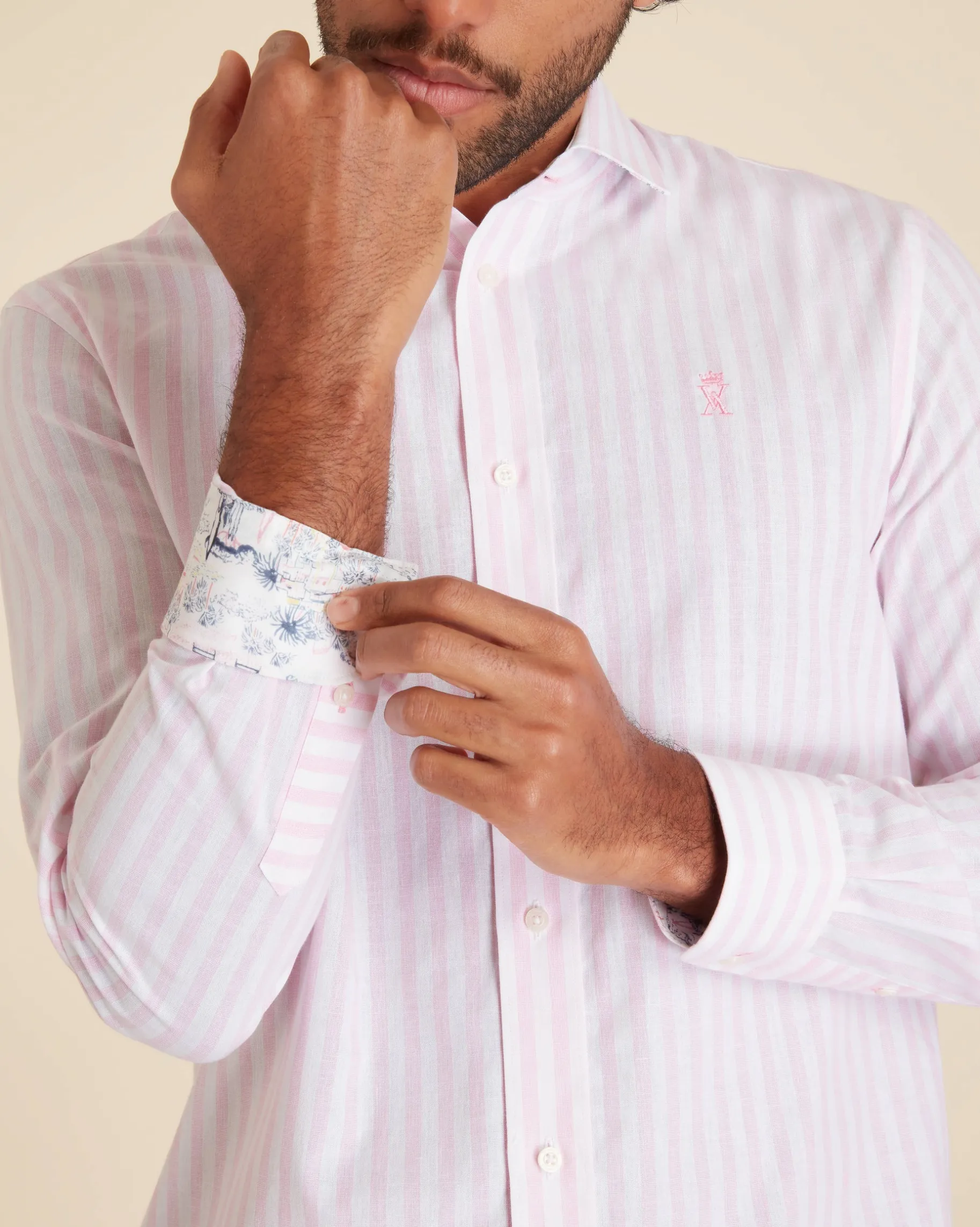 Homme Vicomte A Chemises^Chemise Regular à Rayures Larges