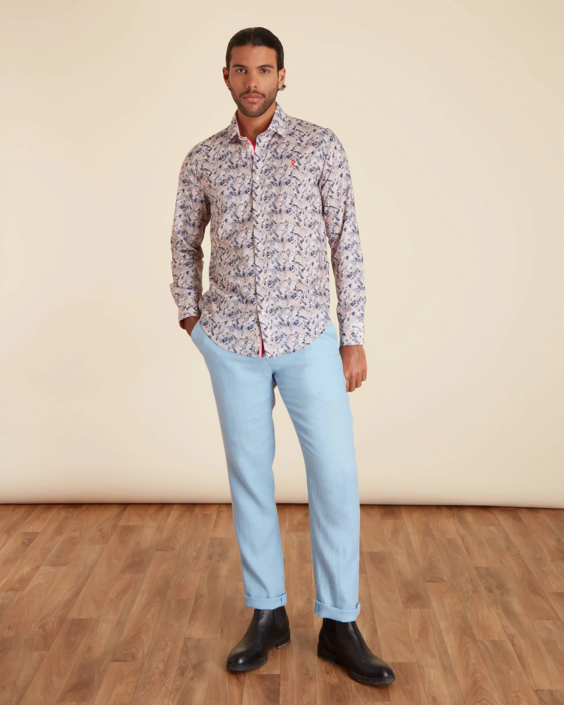 Homme Vicomte A Chemises^Chemise Regular Imprimé Tropical