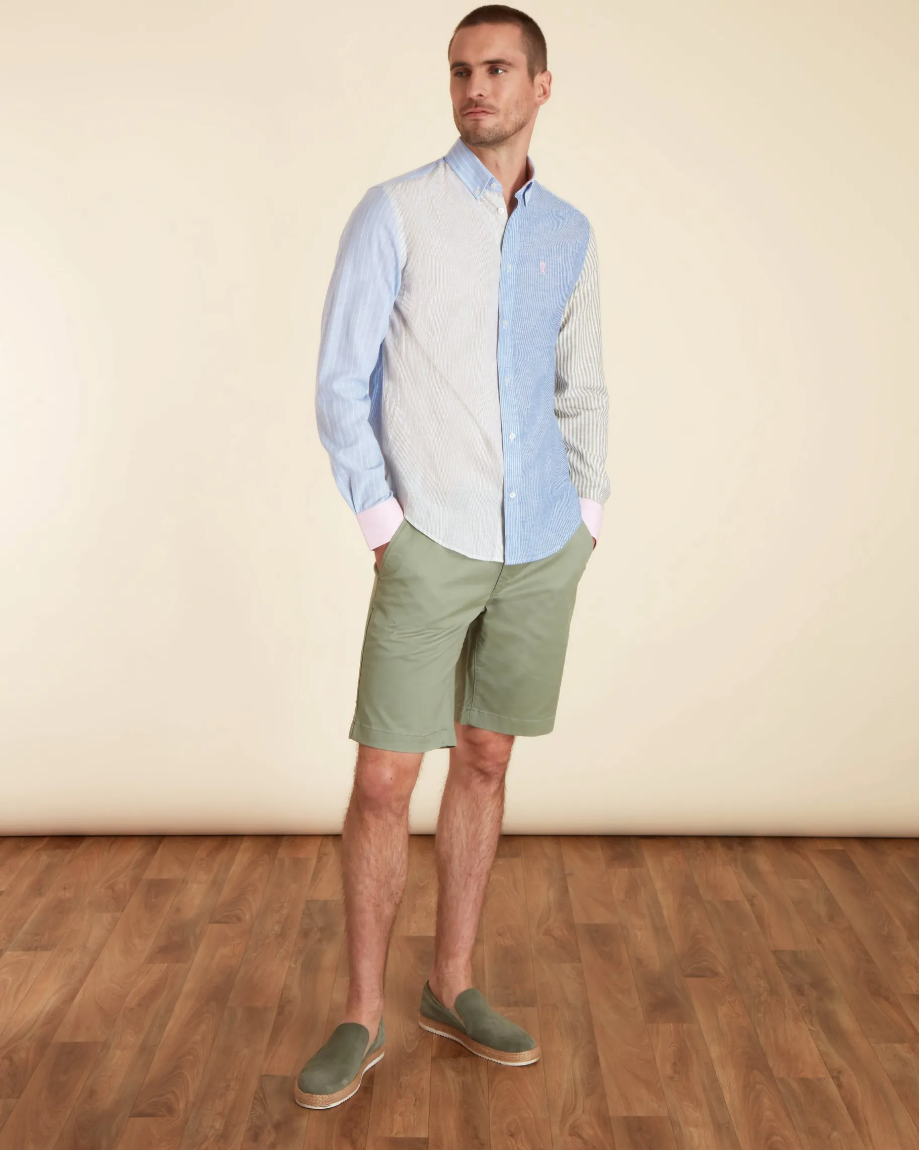Homme Vicomte A Chemises^Chemise Regular Multipatch
