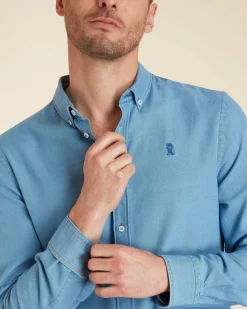 Homme Vicomte A Chemises^Chemise Slim Denim