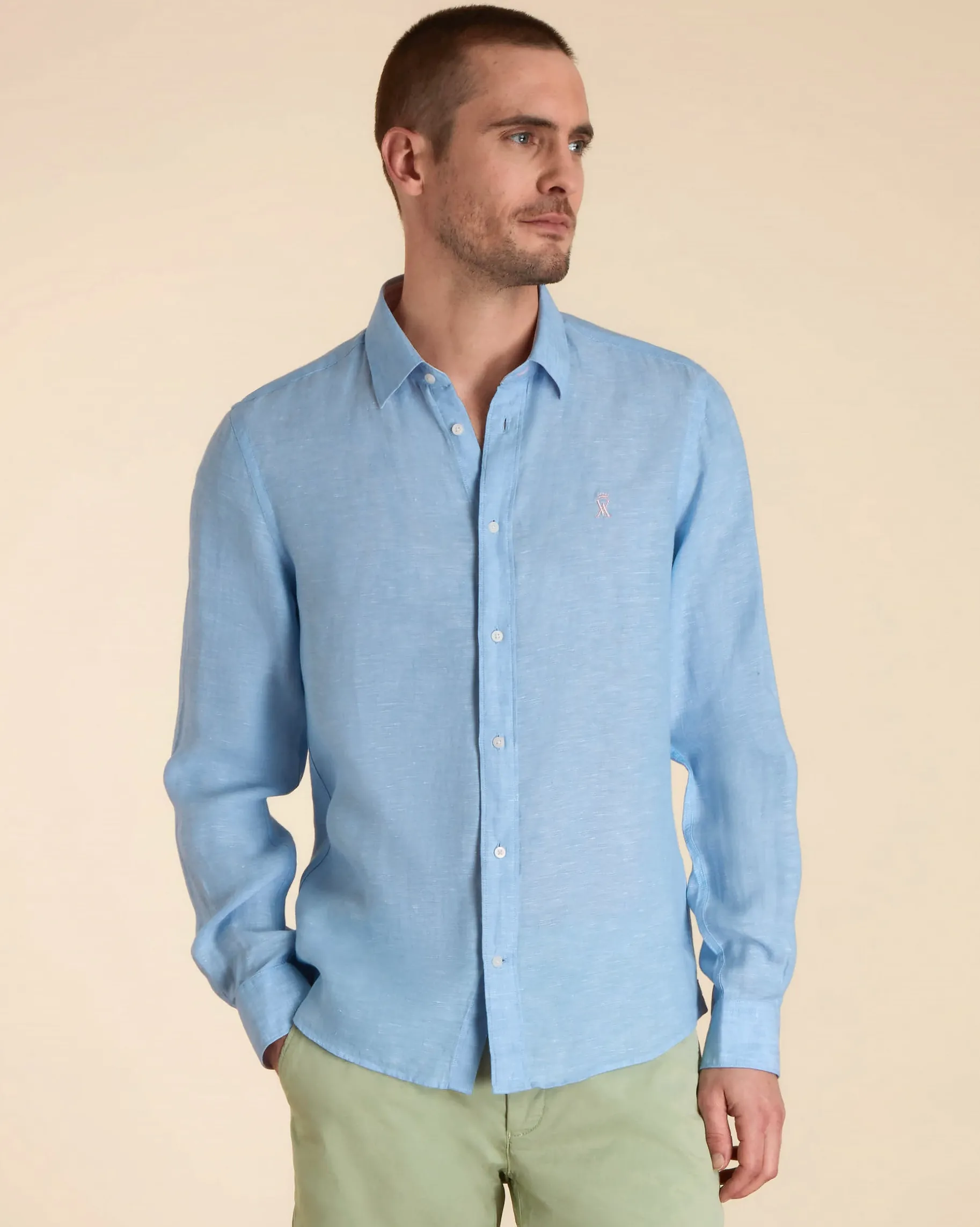 Homme Vicomte A Chemises^Chemise Slim légère