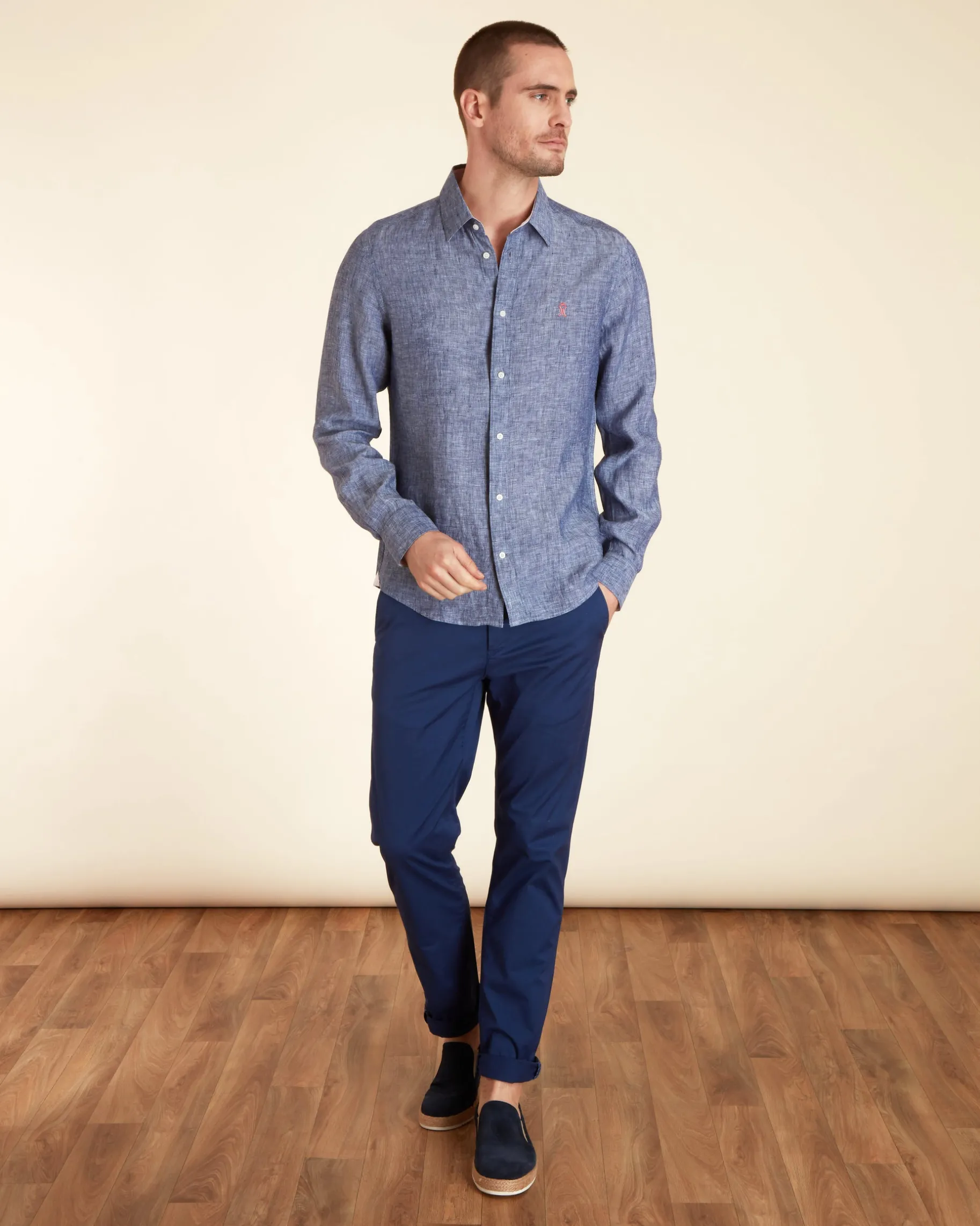 Homme Vicomte A Chemises^Chemise Slim légère