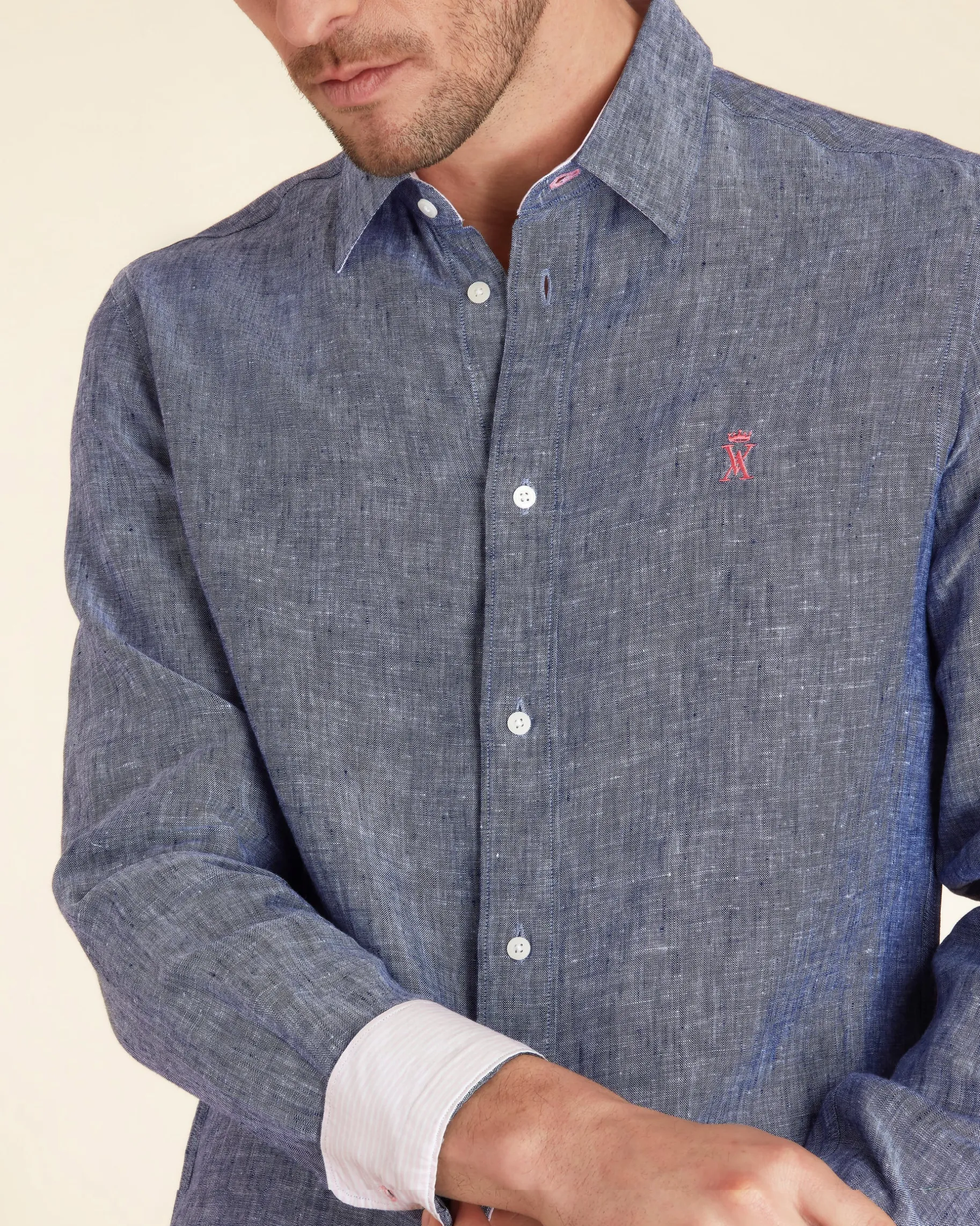 Homme Vicomte A Chemises^Chemise Slim légère