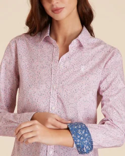 Femme Vicomte A Chemises^Chemise Slim Motif Printemps
