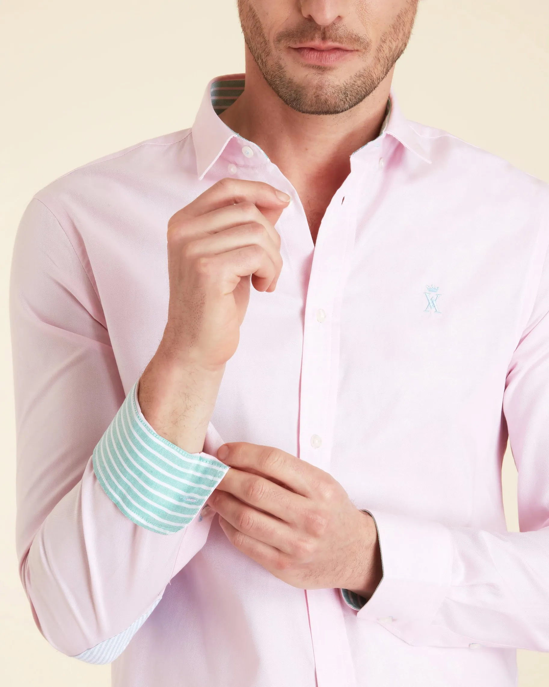 Homme Vicomte A Chemises^Chemise Slim Oxford