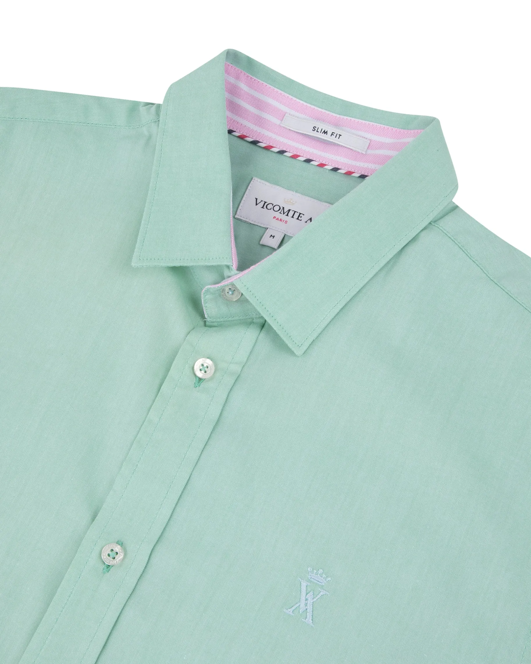 Homme Vicomte A Chemises^Chemise Slim Oxford