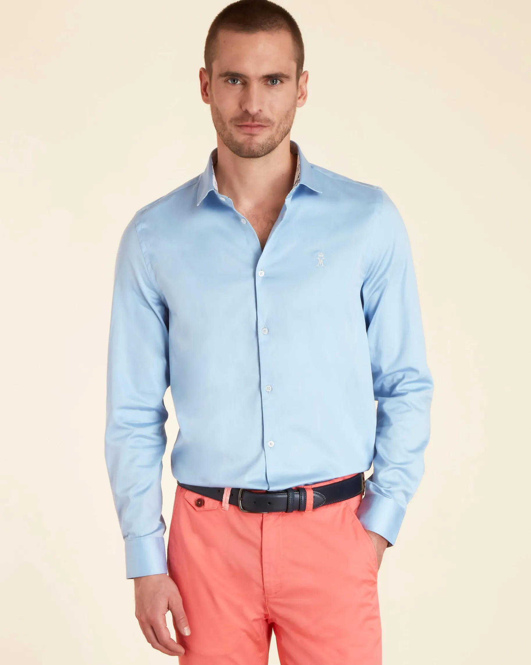 Homme Vicomte A Chemises^Chemise Slim Strech