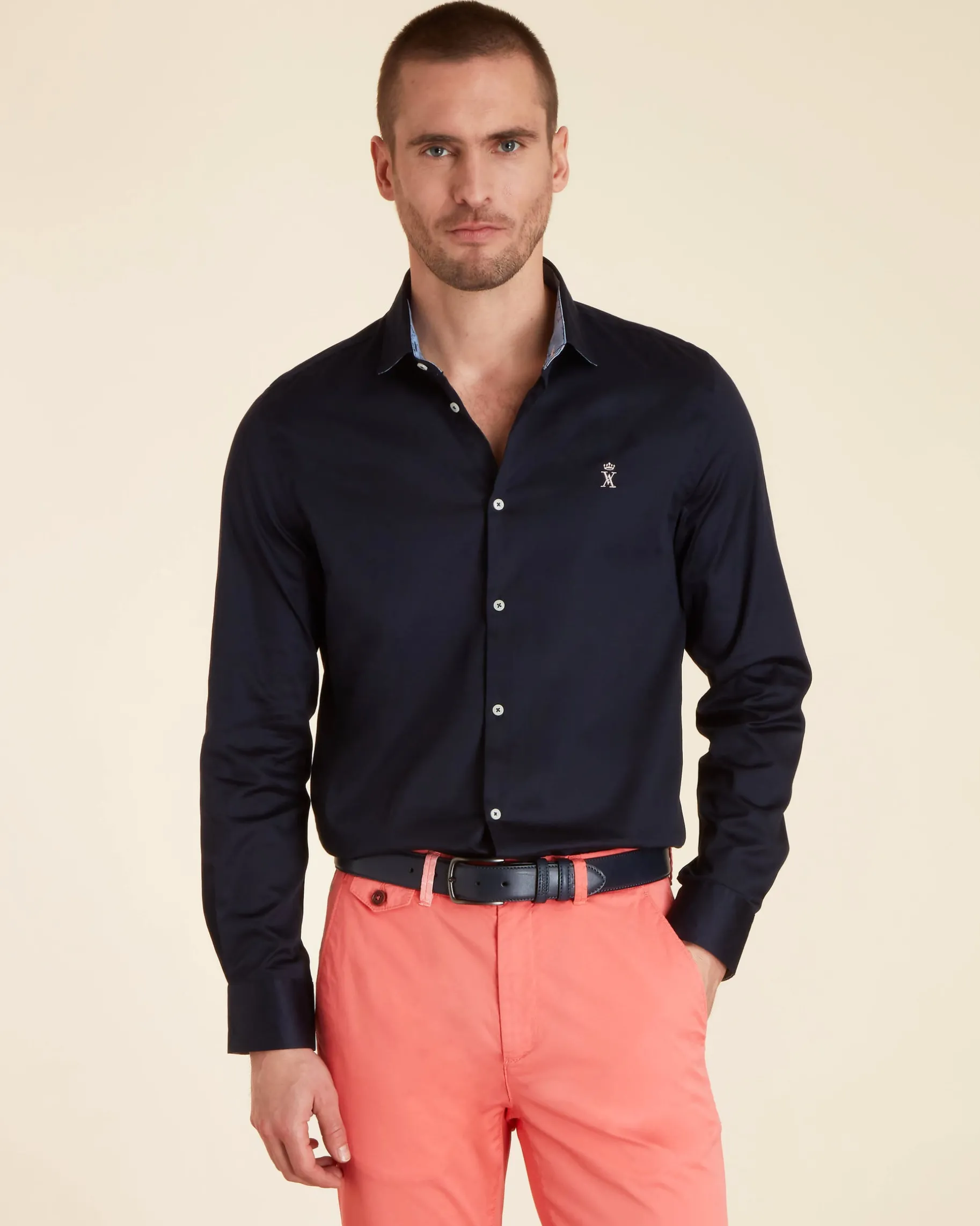 Homme Vicomte A Chemises^Chemise Slim Strech