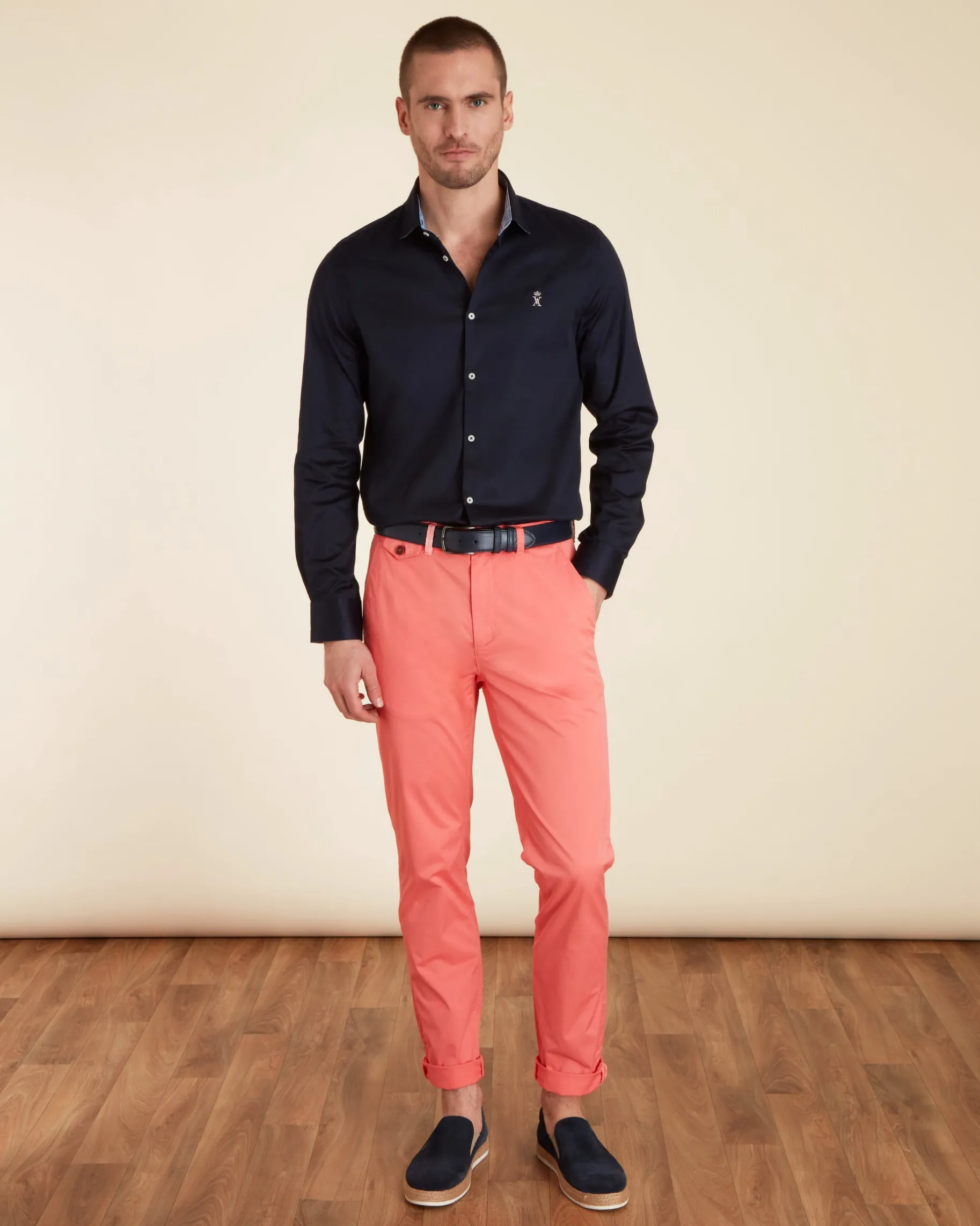 Homme Vicomte A Chemises^Chemise Slim Strech