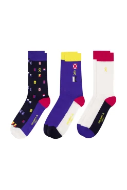 Femme Vicomte A Chaussettes | Chaussettes^Coffret de chaussettes tricolores