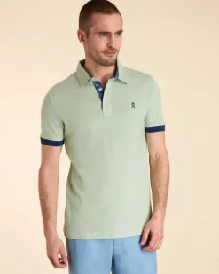 Homme Vicomte A Polos^Polo à Détails Imprimé