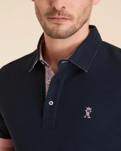 Homme Vicomte A Polos^Polo à Détails Imprimé