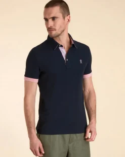 Homme Vicomte A Polos^Polo à Détails Imprimé