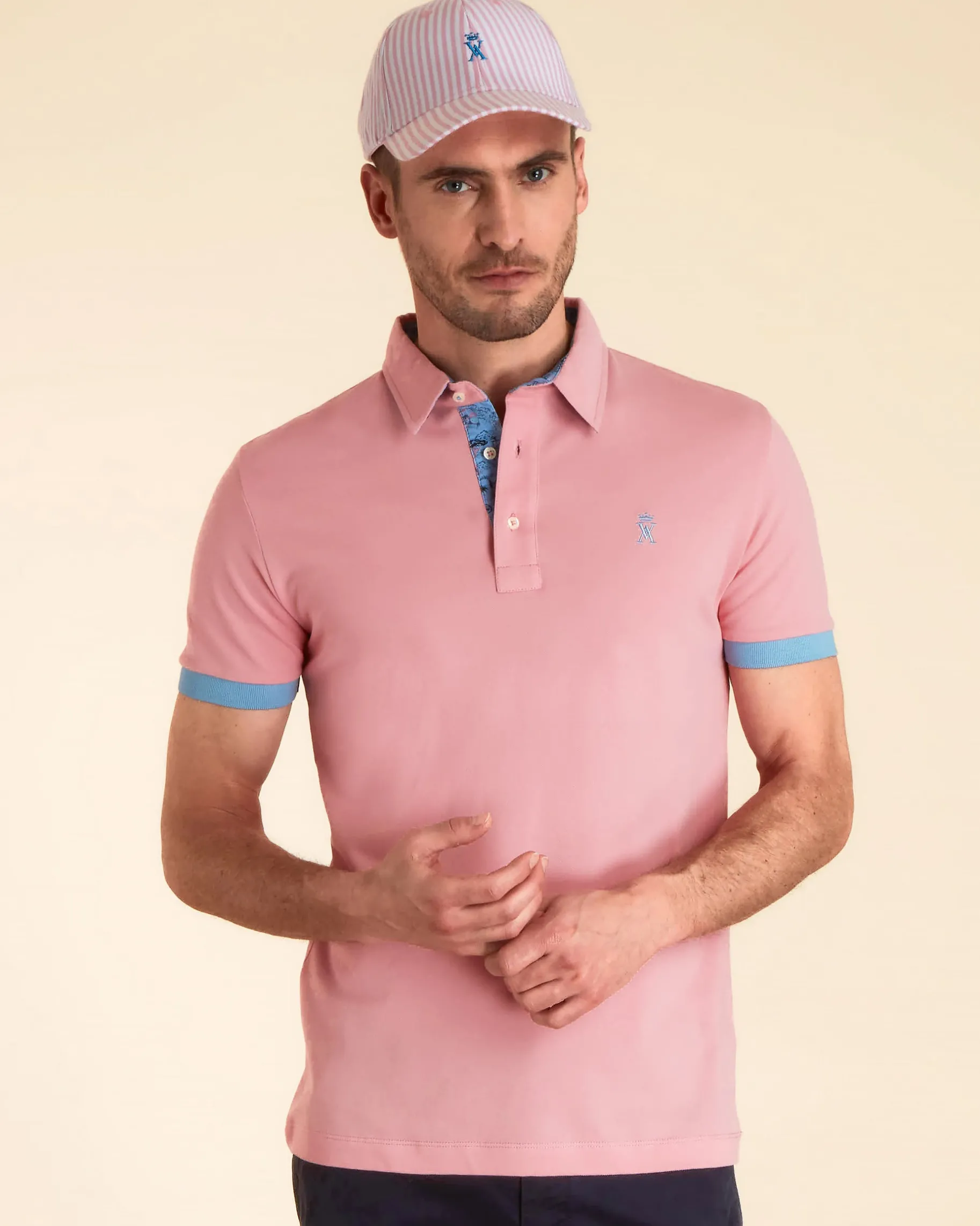 Homme Vicomte A Polos^Polo à Manches courtes Bicolore