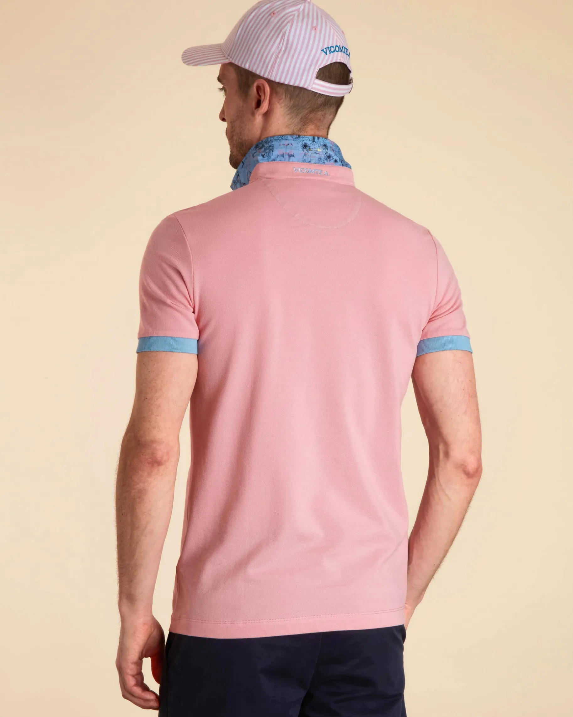 Homme Vicomte A Polos^Polo à Manches courtes Bicolore