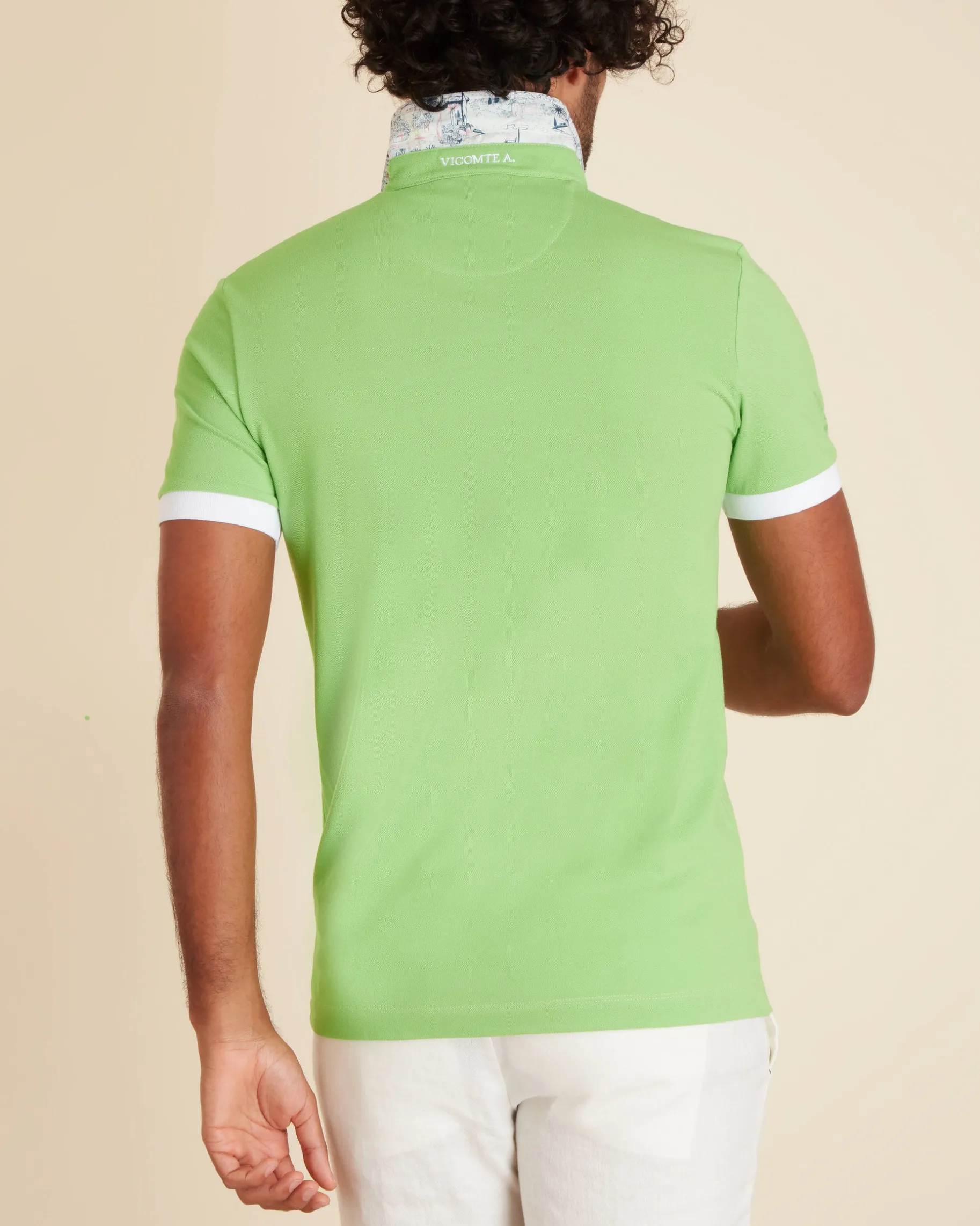 Homme Vicomte A Polos^Polo à Manches courtes Bicolore