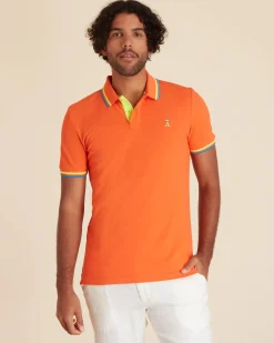 Homme Vicomte A Polos^Polo Ajusté Manches Courtes