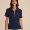 Femme Vicomte A Polos & T-Shirts^Polo Manches Courtes à details contrastés